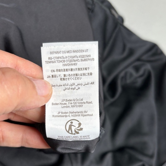 Boden Halterneck Velvet Jumpsuit - Picture 11 of 11